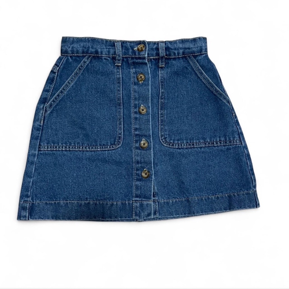 [SOLD] 🐾 3 for $20 🐾 SHEIN Blue Denim A-Line Skirt